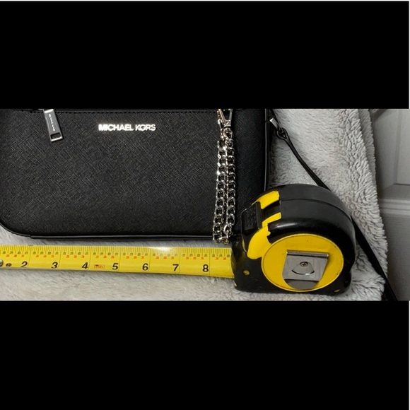 Michael Kors Black Cross Body Bag Jet Set Item , NWT - Picture 8 of 8